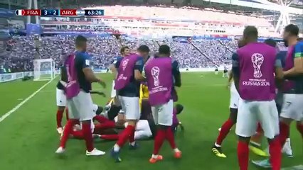 La reacción de Messi tras el primer gol de Mbappé