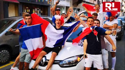 La liesse dans les rues de Sarrebourg après la victoire des Bleus