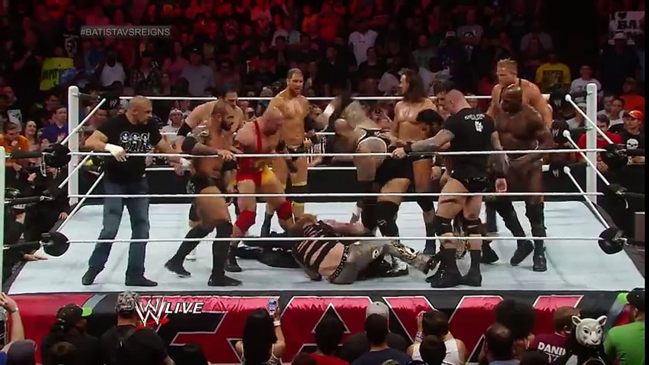 Roman Reigns vs. Batista- Raw, May 12, 2014