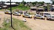 Check out the aerial view at Panyimur as we get ready to cross Lake Albert. We are making a drop off of a brand new car to a lucky #MoMoNyabo winner.