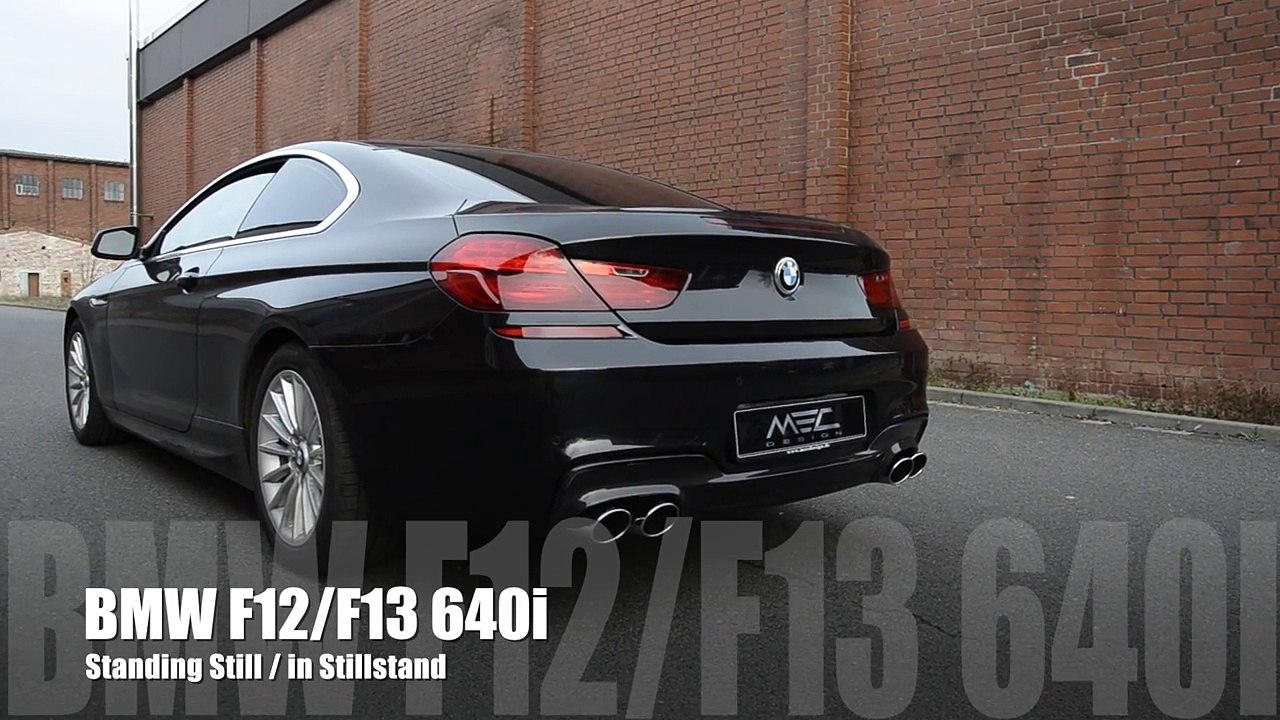 MEC Design  BMW F12 / F13 640i Exhaust - Earthquake sound version