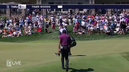 Tiger Woods’ Round 2 highlights from Quicken Loans 2018