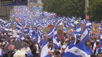 Tiroteo opaca marcha por niños muertos durante las protestas en Nicaragua