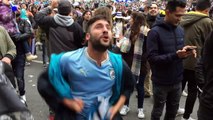 Uruguayos celebran en Sochi y en Montevideo su pase a cuartos