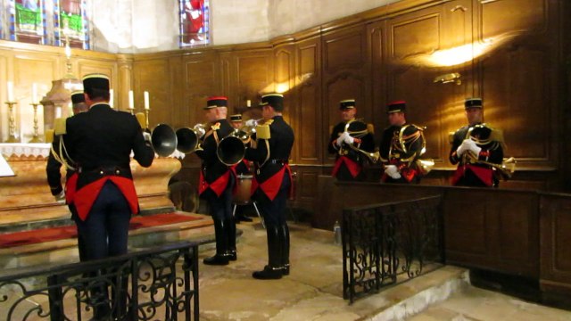 Demigny: trompes de chasse de la Garde Républicaine et timbales