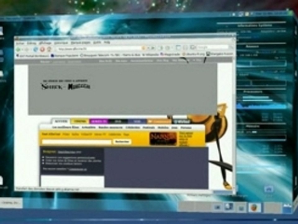 Bureau Ubuntu (Compiz Fusion + Conky + Cairo Dock)