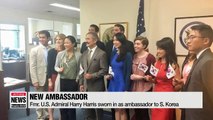 Fmr. U.S. Admiral Harry Harris sworn in as ambassador to S. Korea