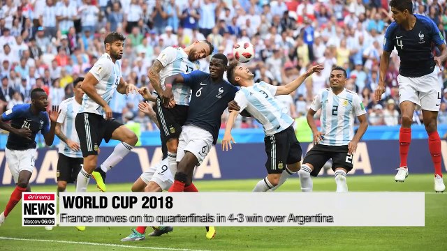 France, Uruguay advance to World Cup quarterfinals