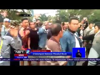 2 Kelompok Relawan Pilwakot Ricuh -NET12