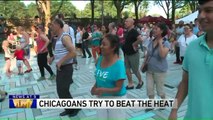 Chicagoans Try to Beat the Heat Amid Scorching Temperatures