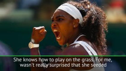 Serena's Wimbledon seeding fine by Kvitova