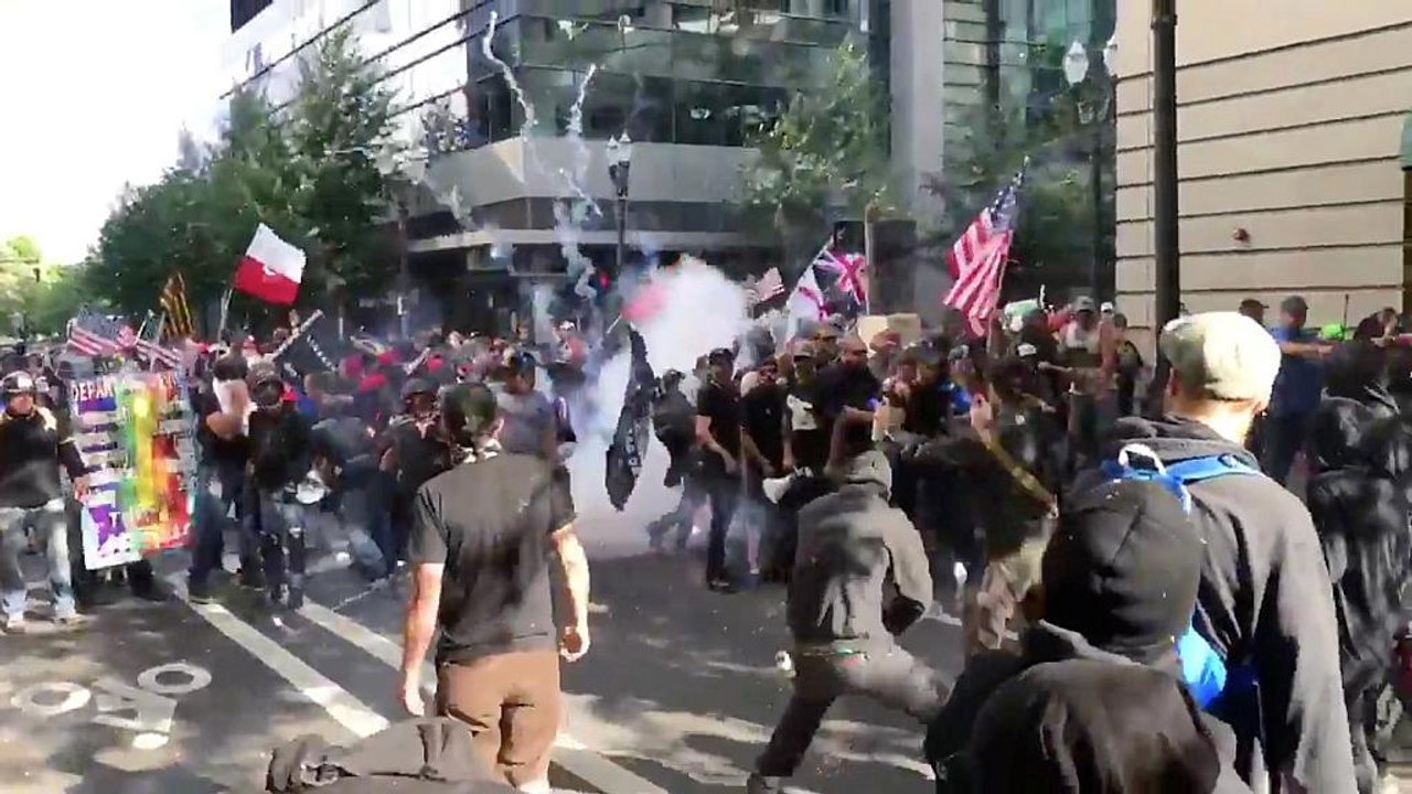 Portland: Gewaltausbruch bei Anti-Trump-Demo
