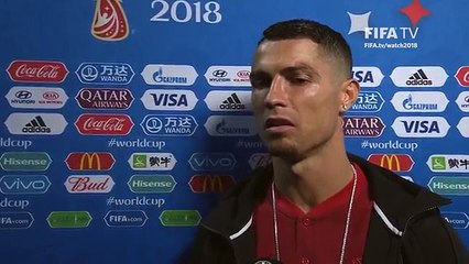 Cristiano RONALDO (Portugal) - Post Match Interview