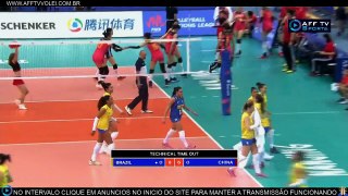 1º SET: BRASIL X CHINA – DISPUTA 3º LUGAR – 01/07/2018