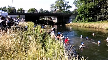 Première course de natation en eau libre à Strasbourg