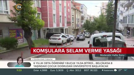 Komşulara selam verme yasağı