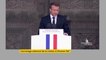 "Simone Veil s'est battue pour que la France reste fidèle à elle-même", même si elle a été "trahie par un État français qui pactisait avec l'occupant nazi", rappelle Emmanuel Macron.