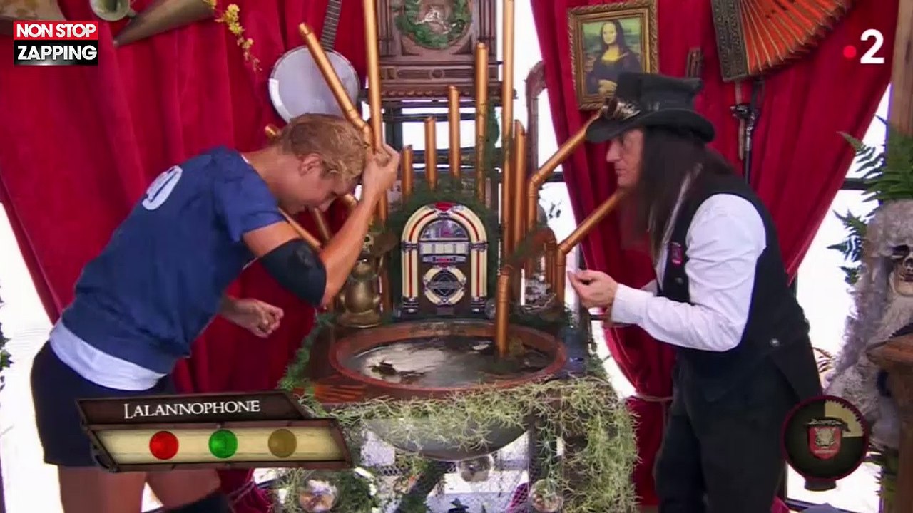 Fort Boyard 2018 : Elodie Gossuin embrasse par surprise Francis Lalanne (Vidéo)