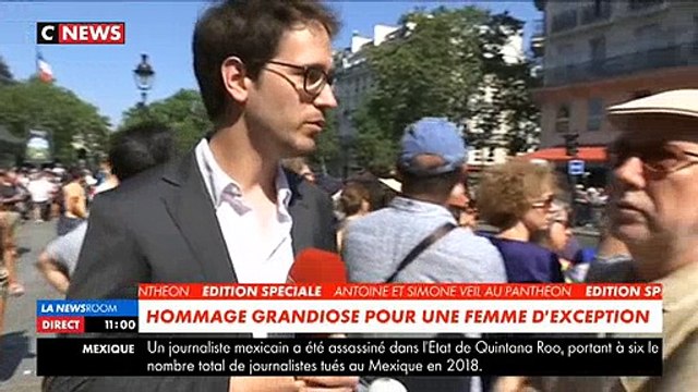 La France a rendu un ultime hommage à Simone Veil au Panthéon où elle reposera désormais, avec son mari, au milieu des héros de l'Histoire de France
