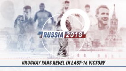 Uruguay fans revel in last 16 victory