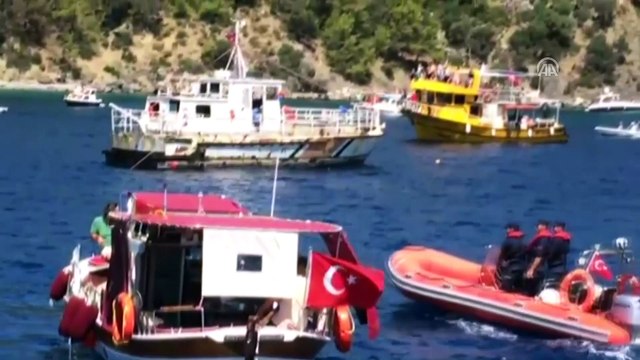 Denizcilik ve Kabotaj Bayramı'nda gemi batırıldı - MUĞLA