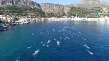 Yunan Adasından Türk Topraklarına 7.1 Kilometrelik Kulaç