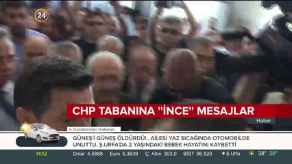 Muharrem İnce'den Kılıçdaroğlu mesajları