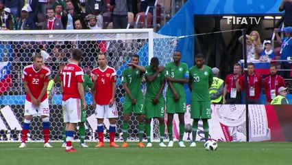 Aleksandr GOLOVIN Goal - Russia  v Saudi Arabia - MATCH 1_HD