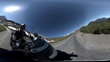 Le col du Galibier en virtuel au guidon d'une Goldwing