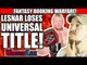 Brock Lesnar LOSES The WWE Universal Championship (By Luke Owen) | Fantasy Booking Warfare!