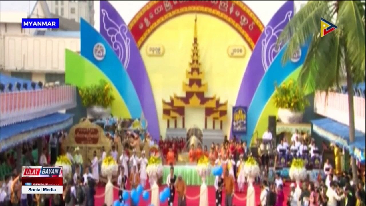 Thingyan Festival sa Myanmar, dinayo ng mga turista