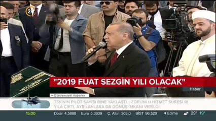 "2019 Fuat Sezgin yılı olacak"