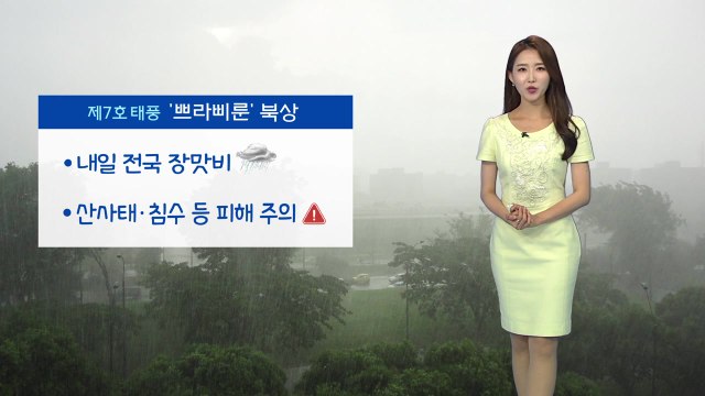 [날씨] 내일 전국 장맛비...산사태·침수 등 피해 주의 / YTN