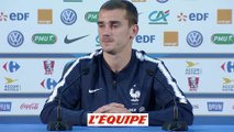 Griezmann «On vit bien ensemble, ça rigole énormément» - Foot - CM 2018 - Bleus