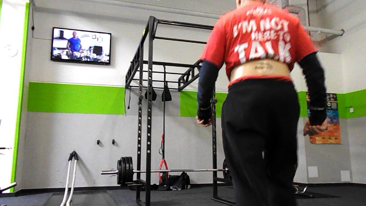 Vorsichtiges Heben im Rack 160kg