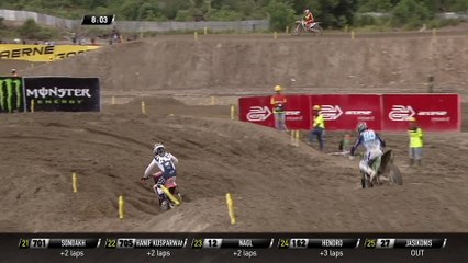 Clement Desalle passes Tim Gajser - MXGP of Indonesia