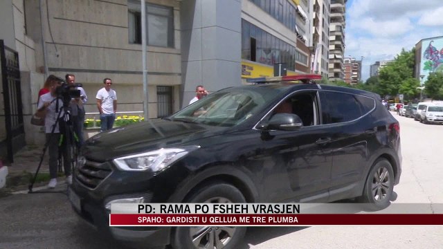 Spaho: Gardisti u qëllua me tre plumba - News, Lajme - Vizion Plus