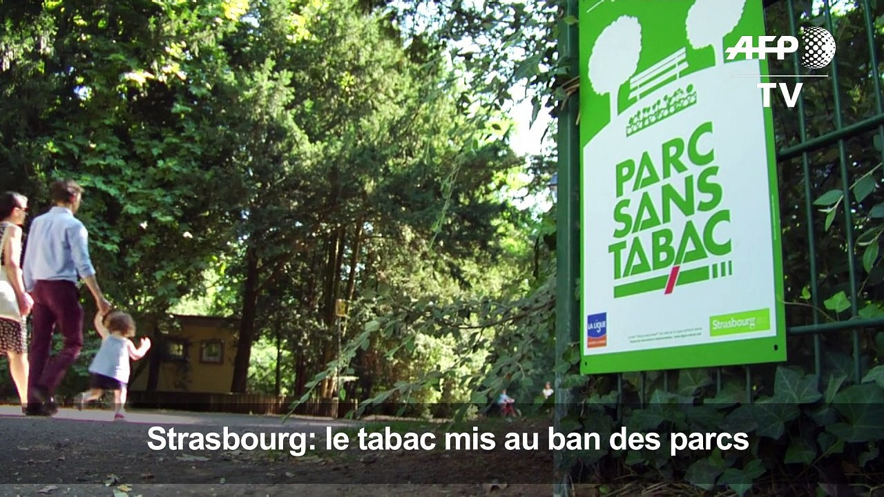 A Strasbourg, le tabac banni des parcs et jardins publics