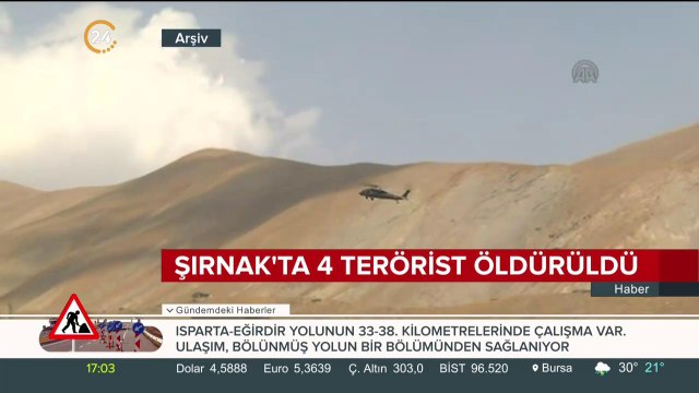 Şırnak'ta saldırı hazırlığındaki teröristler öldürüldü