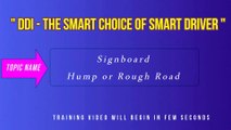 Signboard - Hump or Rough Road