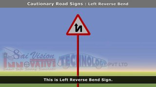 Signboard - Left Reverse Bend