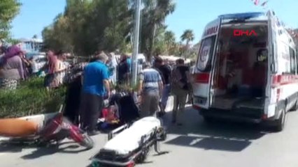 Antalya 13 Yaşındaki Motosikletli ile Çarptığı Çocuk Yaralandı