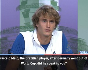 Zverev reveals Marcelo Melo's Germany World Cup taunt