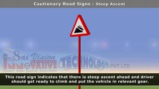 Signboard - Steep Ascent