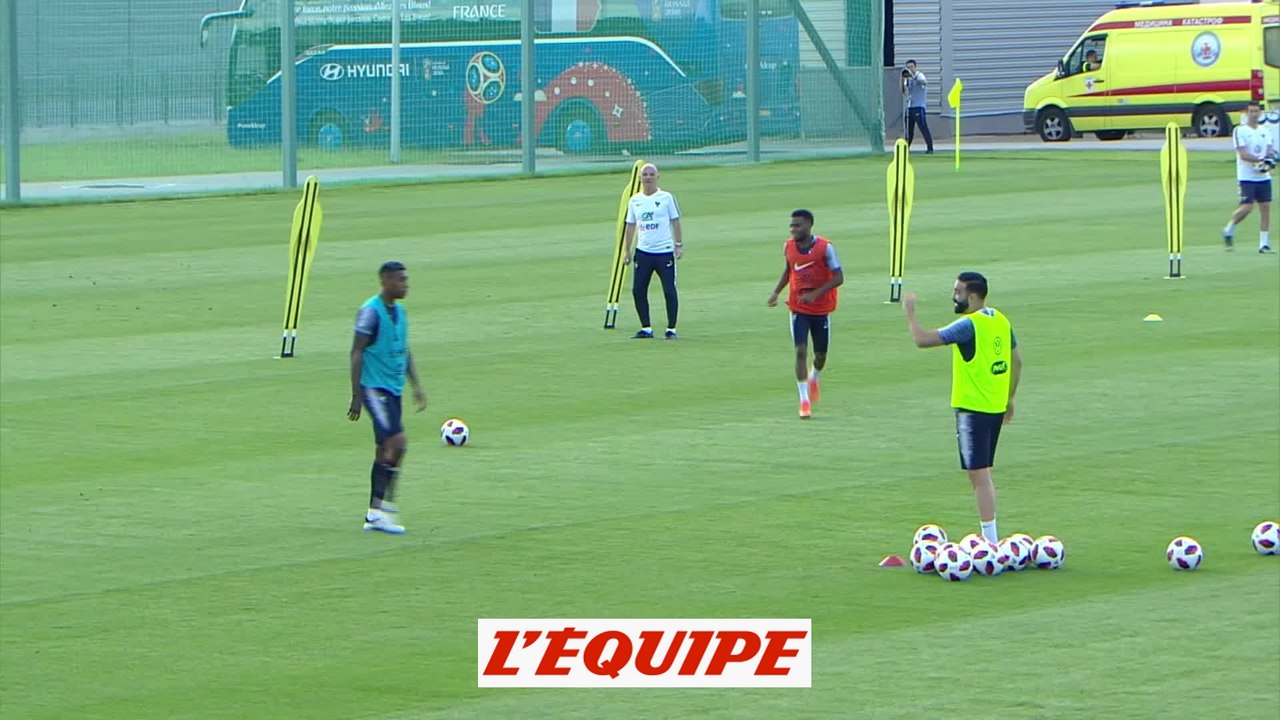 Mendy absent de l'entraînement - Foot - CM 2018 - Bleus