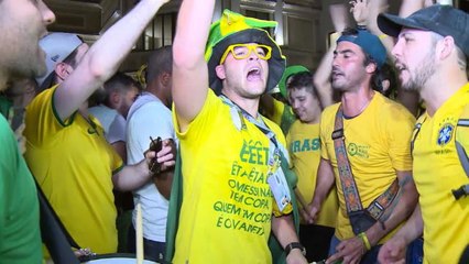 En coulisses - Ambiance de carnaval pour la Seleção à Samara