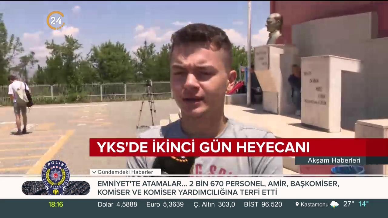 YKS heyecanı