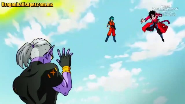 Dragon Ball Heroes Capitulo 1 Subtitulos en Español Goku SSJ Azul vs Goku SSJ 4