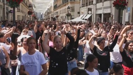 El flamenco toma las calles de Málaga un domingo de verano