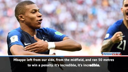 Mbappe looked like he was on a scooter - Thauvin